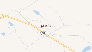 James, Georgia map