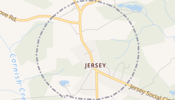 Jersey, Georgia map