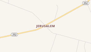 Jerusalem, Georgia map