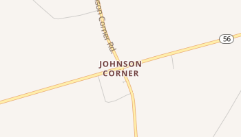 Johnson Corner, Georgia map
