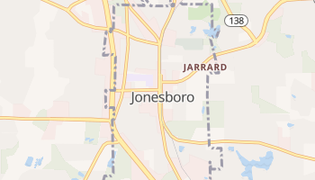Jonesboro, Georgia map