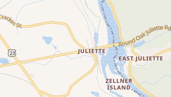 Juliette, Georgia map