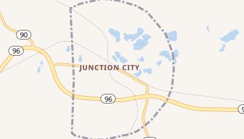 Junction City, Georgia map