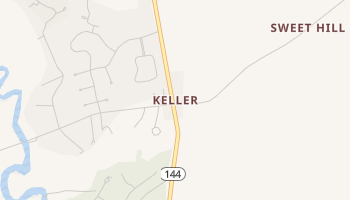 Keller, Georgia map