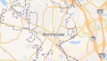 Kennesaw, Georgia map