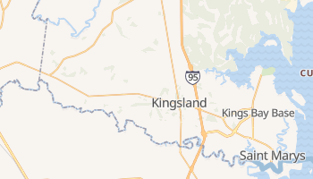 Kingsland, Georgia map