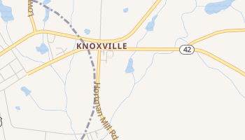 Knoxville, Georgia map