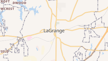La Grange, Georgia map