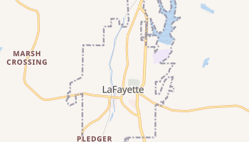 LaFayette, Georgia map
