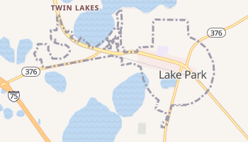 Lake Park, Georgia map