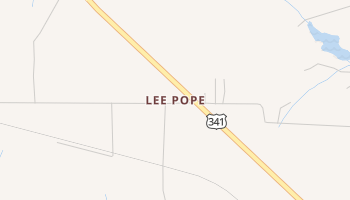 Lee Pope, Georgia map