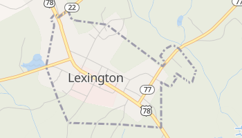 Lexington, Georgia map