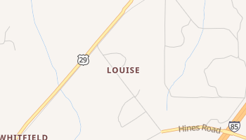 Louise, Georgia map