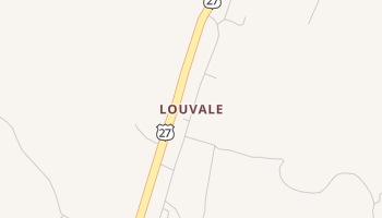 Louvale, Georgia map