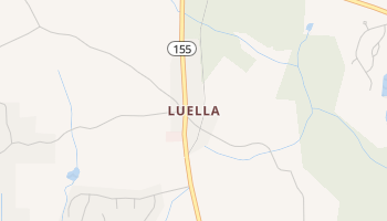 Luella, Georgia map