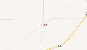Luke, Georgia map
