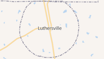 Luthersville, Georgia map