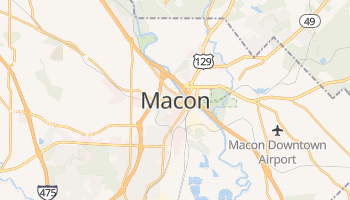 Macon, Georgia map