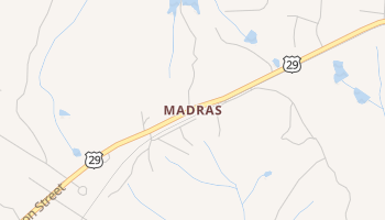 Madras, Georgia map