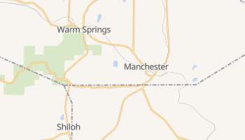 Manchester, Georgia map
