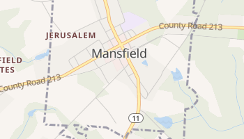 Mansfield, Georgia map