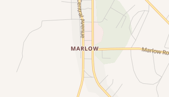 Marlow, Georgia map