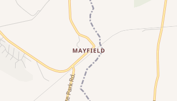 Mayfield, Georgia map