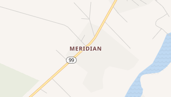 Meridian, Georgia map