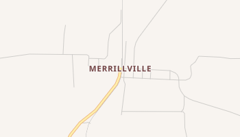 Merrillville, Georgia map