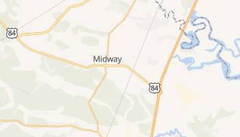 Midway, Georgia map