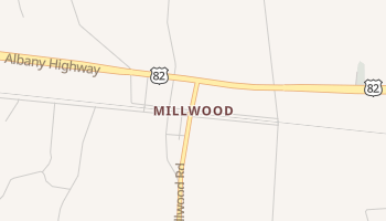Millwood, Georgia map