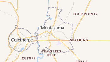 Montezuma, Georgia map