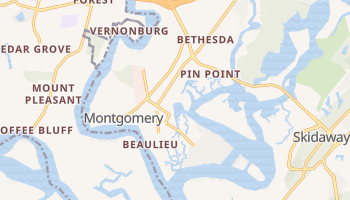 Montgomery, Georgia map