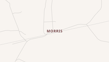 Morris, Georgia map