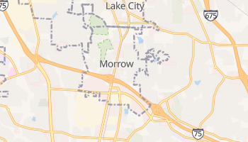 Morrow, Georgia map
