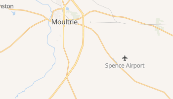 Moultrie, Georgia map