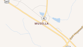 Musella, Georgia map