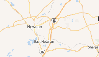 Newnan, Georgia map