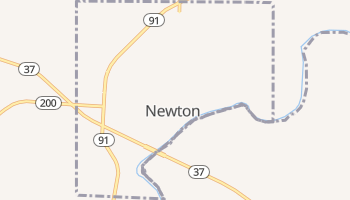 Newton, Georgia map