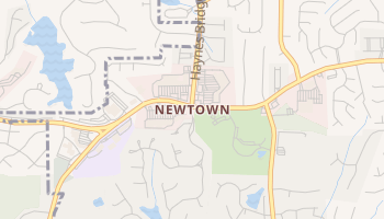 Newtown, Georgia map