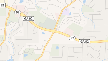 Oak Grove, Georgia map