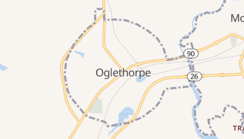Oglethorpe, Georgia map