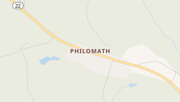 Philomath, Georgia map