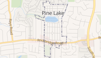 Pine Lake, Georgia map