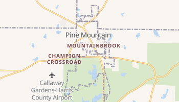 Pine Mountain, Georgia map
