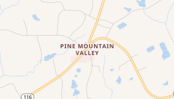 Pine Mountain Valley, Georgia map