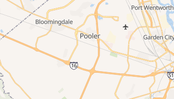 Pooler, Georgia map