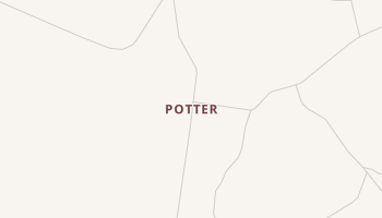 Potter, Georgia map