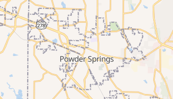 Powder Springs, Georgia map