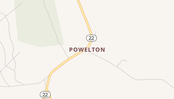 Powelton, Georgia map